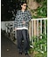 RED KAP × FREAK'S STORE 別注 クロップド フランネル ロングスリーブ ワークシャツ
