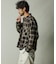 RED KAP × FREAK'S STORE 別注 クロップド フランネル ロングスリーブ ワークシャツ