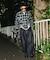 RED KAP × FREAK'S STORE 別注 クロップド フランネル ロングスリーブ ワークシャツ
