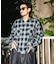 RED KAP × FREAK'S STORE 別注 クロップド フランネル ロングスリーブ ワークシャツ