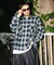 RED KAP × FREAK'S STORE 別注 クロップド フランネル ロングスリーブ ワークシャツ