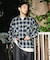 RED KAP × FREAK'S STORE 別注 クロップド フランネル ロングスリーブ ワークシャツ