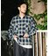 RED KAP × FREAK'S STORE 別注 クロップド フランネル ロングスリーブ ワークシャツ