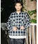 RED KAP × FREAK'S STORE 別注 クロップド フランネル ロングスリーブ ワークシャツ