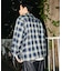 RED KAP × FREAK'S STORE 別注 クロップド フランネル ロングスリーブ ワークシャツ