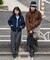 別注 Corduroy Stand Collar Blouson