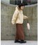 別注 Fur Hoodie Nylon Jacket