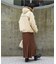別注 Fur Hoodie Nylon Jacket