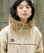 別注 Fur Hoodie Nylon Jacket