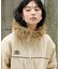 別注 Fur Hoodie Nylon Jacket