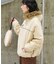 別注 Fur Hoodie Nylon Jacket
