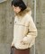 別注 Fur Hoodie Nylon Jacket