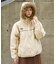 別注 Fur Hoodie Nylon Jacket