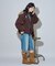 別注 Fur Hoodie Nylon Jacket