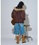 別注 Fur Hoodie Nylon Jacket
