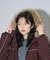 別注 Fur Hoodie Nylon Jacket