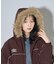 別注 Fur Hoodie Nylon Jacket