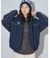 別注 Fur Hoodie Nylon Jacket