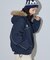 別注 Fur Hoodie Nylon Jacket