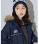 別注 Fur Hoodie Nylon Jacket