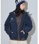 別注 Fur Hoodie Nylon Jacket