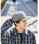 BetterDays studio × FREAK'S STORE 2トーン フラットバイザー チェック キャップ