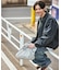 BetterDays studio × FREAK'S STORE ドローストリング チェック トートバッグ