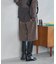 ベルト付き タック ハーフパンツ