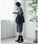 ベルト付き タック ハーフパンツ