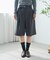 ベルト付き タック ハーフパンツ