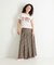 Double-Tuck Long Skirt