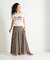 Double-Tuck Long Skirt