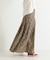 Double-Tuck Long Skirt