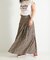 Double-Tuck Long Skirt