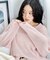 モヘア混 アルパカリブニットプルオーバー