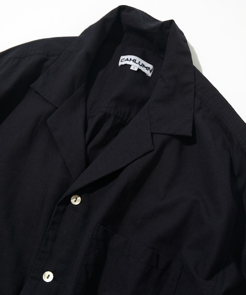 Cotton Linen Open Collar Shirt｜フリークスストアの通販｜&mall