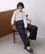 <温度調節機能>INKEEP ヘンリークルーネックトップス