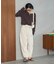 <温度調節機能>INKEEP ヘンリークルーネックトップス