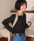 <温度調節機能>INKEEP ヘンリークルーネックトップス