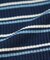 ウォッシャブル ボーダーヘンリーネックニット