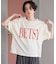 BETSY ビッグ ロゴTシャツ