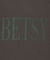 BETSY ビッグ ロゴTシャツ