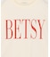 BETSY ビッグ ロゴTシャツ