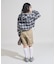別注 フード付き ネルシャツ