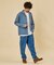 AUSTRALIAN COTTON オープンカラー チェックシャツ ロングスリーブ
