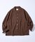 AUSTRALIAN COTTON オープンカラー チェックシャツ ロングスリーブ