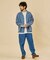 AUSTRALIAN COTTON オープンカラー チェックシャツ ロングスリーブ