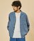 AUSTRALIAN COTTON オープンカラー チェックシャツ ロングスリーブ