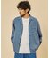 AUSTRALIAN COTTON オープンカラー チェックシャツ ロングスリーブ
