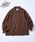 AUSTRALIAN COTTON オープンカラー チェックシャツ ロングスリーブ